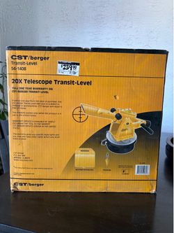 ⁠NEW CST/berger 20X Transit Level & Aluminum Tripod Bundle⁠