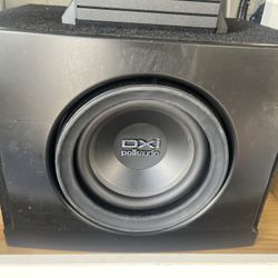 Polk Audio DXi Subwoofer and Alpine MRV-M250 Amp