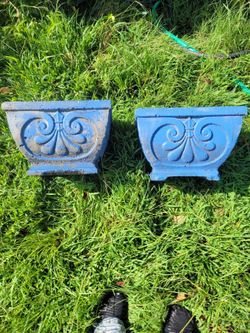 Cement planters