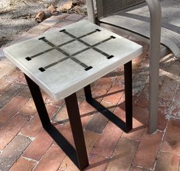 Hand Made Concrete Table 