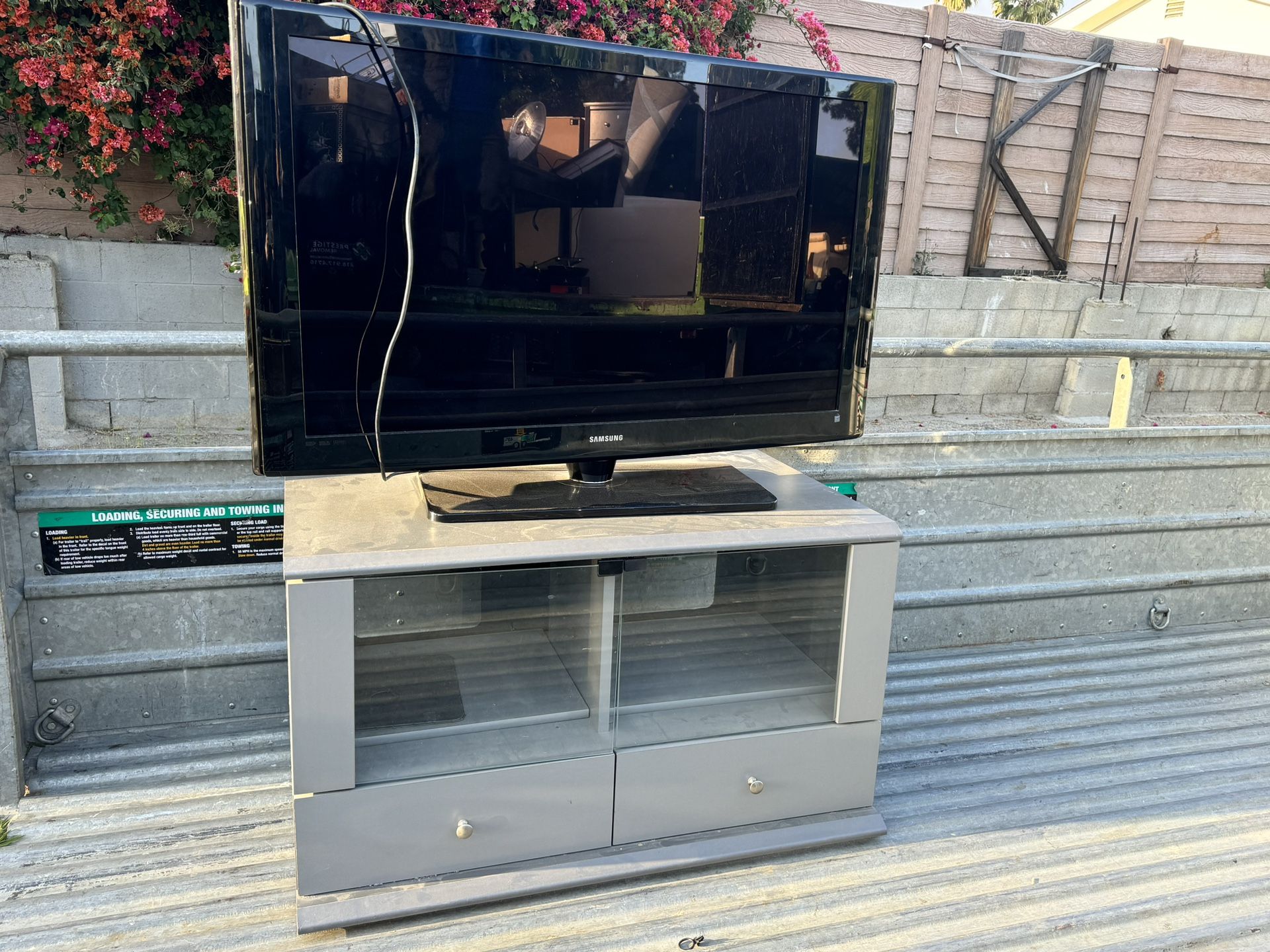Tv And Tv Stand