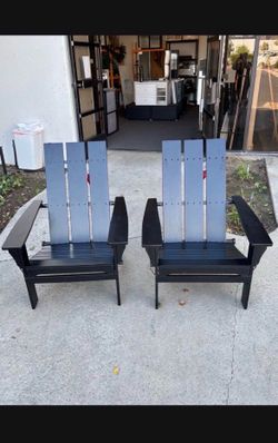 New set of 2  Acacia Wood Foldable Outdoor Patio Wooden Adirondack Chair Armchair