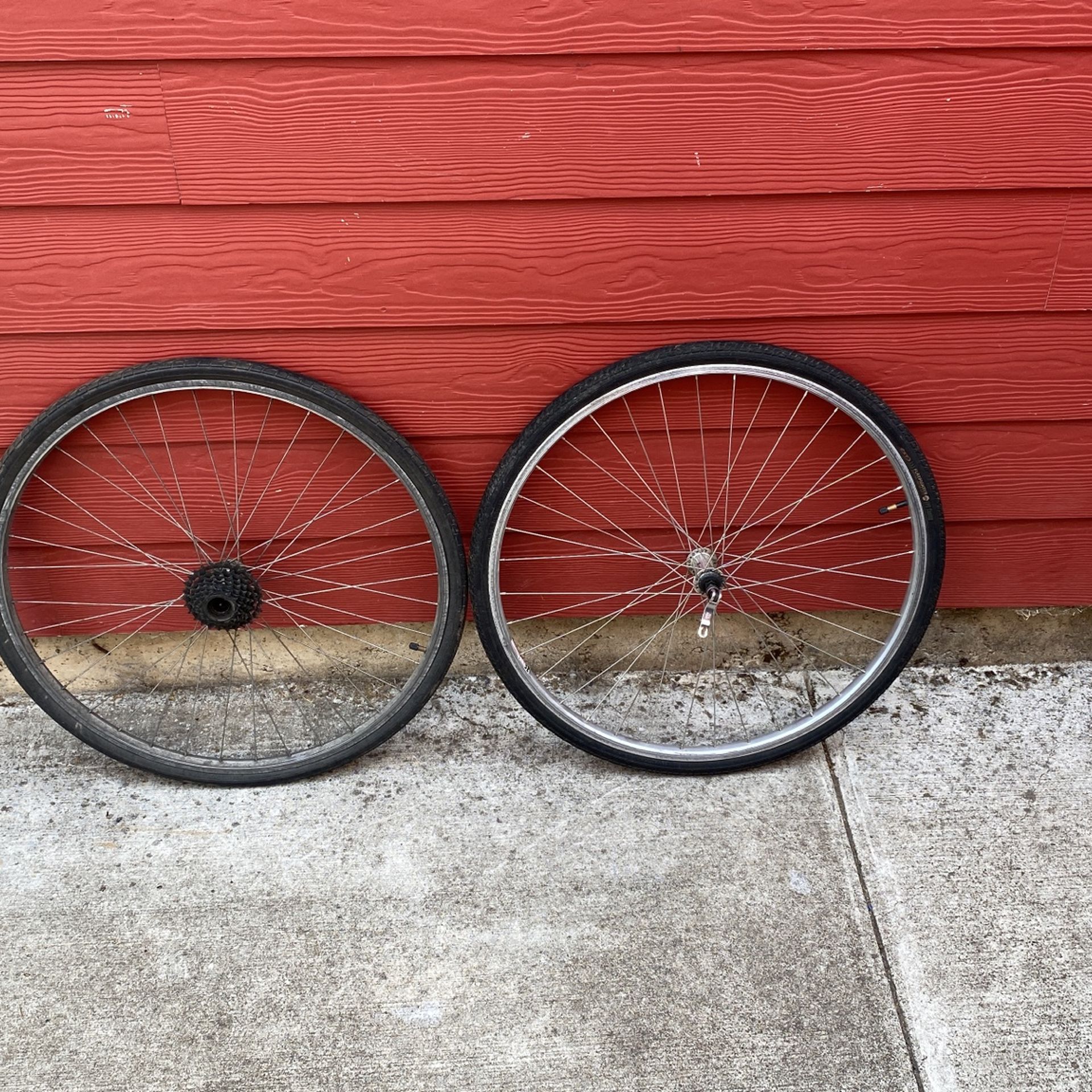 Set Of 26” Wheels And Tires  