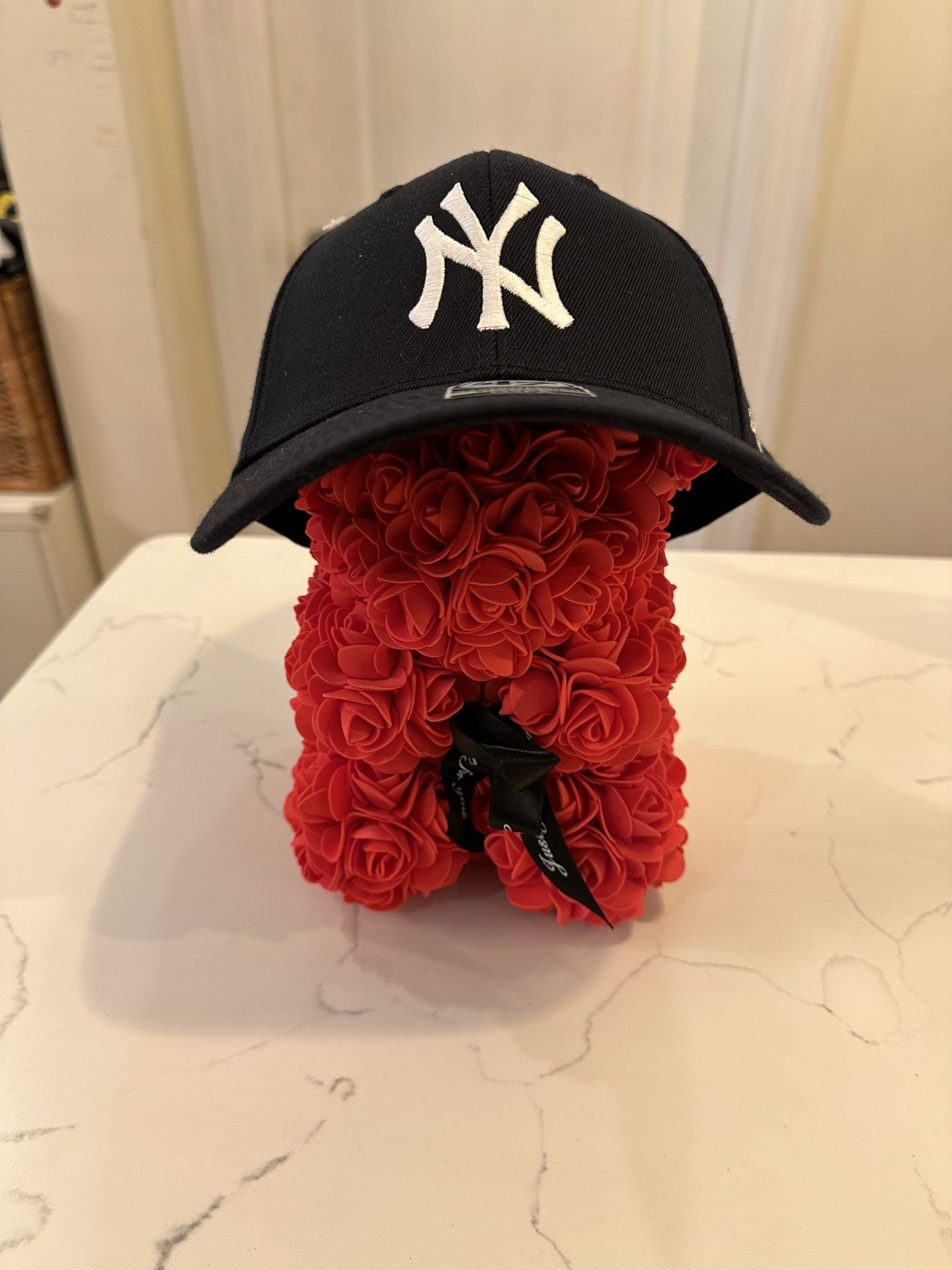 Yankees Roses Teddy Bear 