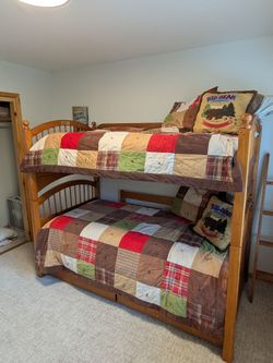 Twin Bunk Beds w/ Mattresses