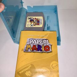 Paper Mario N64 Nintendo 64 Authentic, Clean, Tested, Instruction, Case