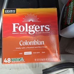 Folgers Coffee Keurig Cup Pods 48 ct