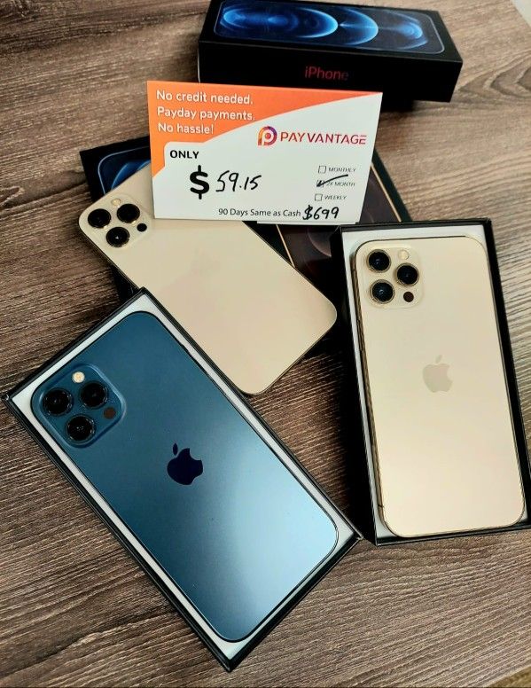 Apple IPhone 12 Pro Max 128gb Unlocked PAYMENTS AVAILABLE WITH NO