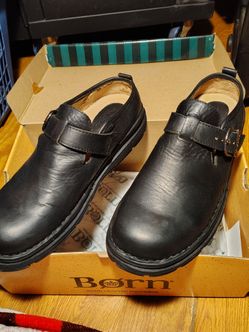 Vintage Size 10 M/W Born Hand Crafted Black Shoes