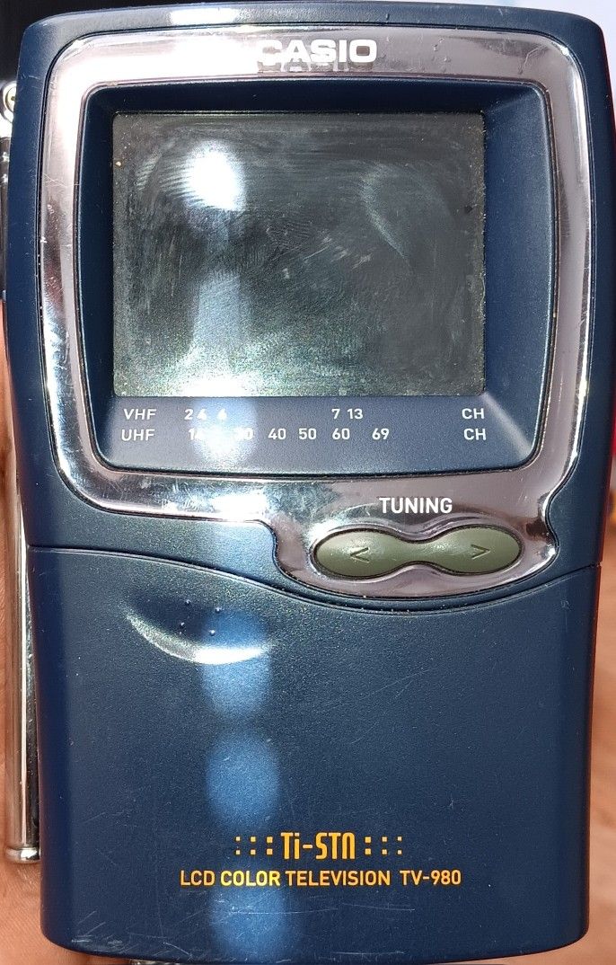 Vintage Casio Portable TV 