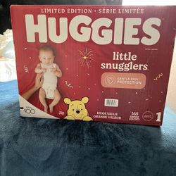 Brand New Box Huggies Diapers 