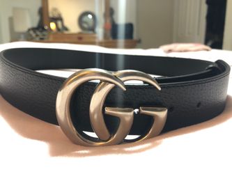 Leather Double G Belt