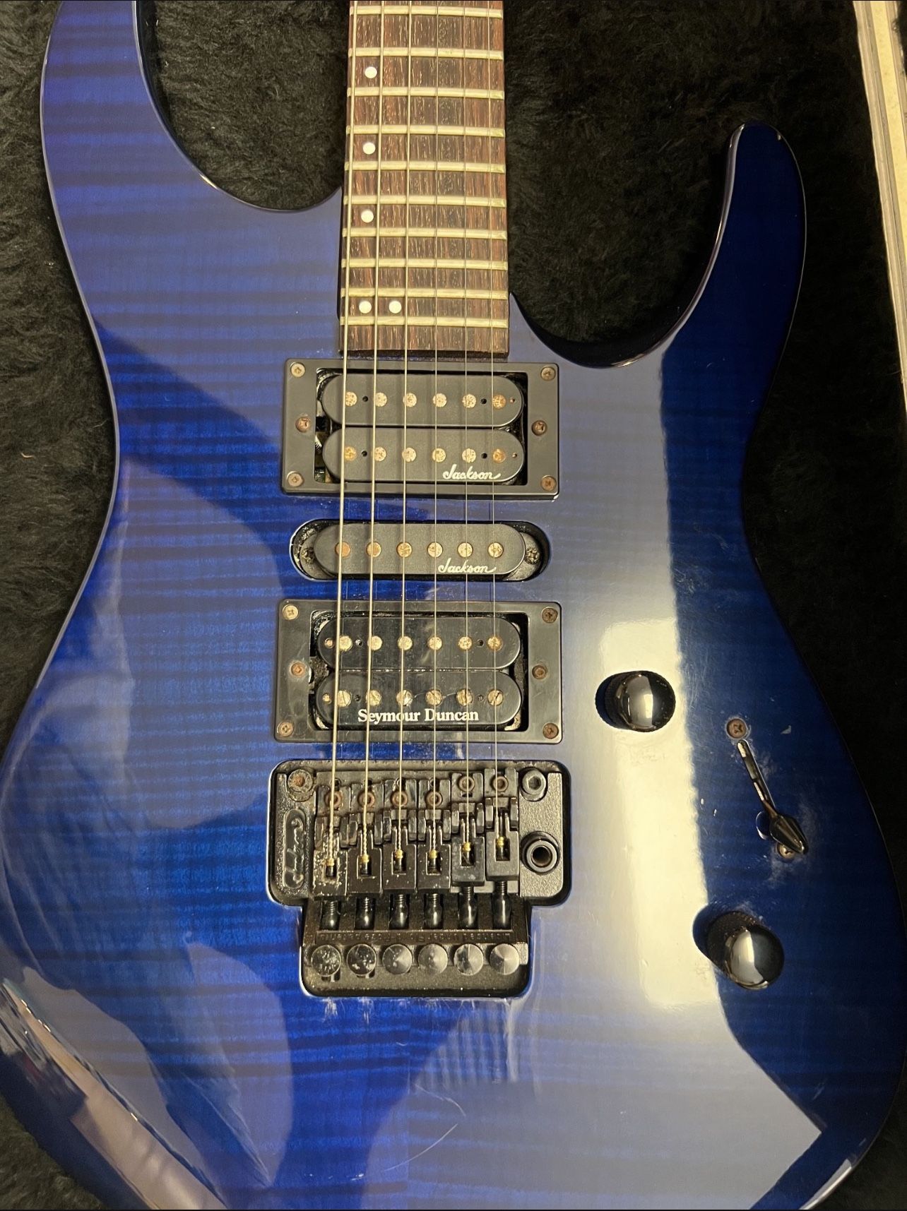 1996 Jackson PS-4 Performer Guitar, Possible Trade, Blue See