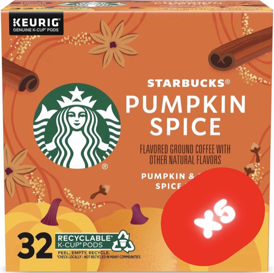 Starbucks Pumpkin Spice Keurig K Cups 🍂☕️