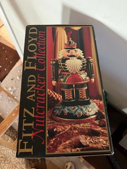 Fitz and Floyd Pine Cone Nutcracker Large