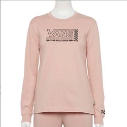 VANS “Off The Wall” Logo Long Sleeve Tee NWT Small