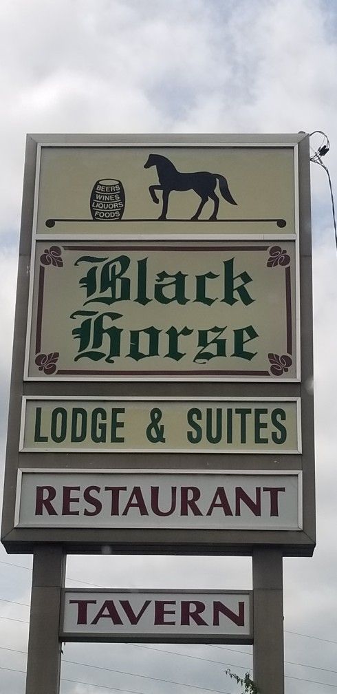 Black Horse Restaurant Sign