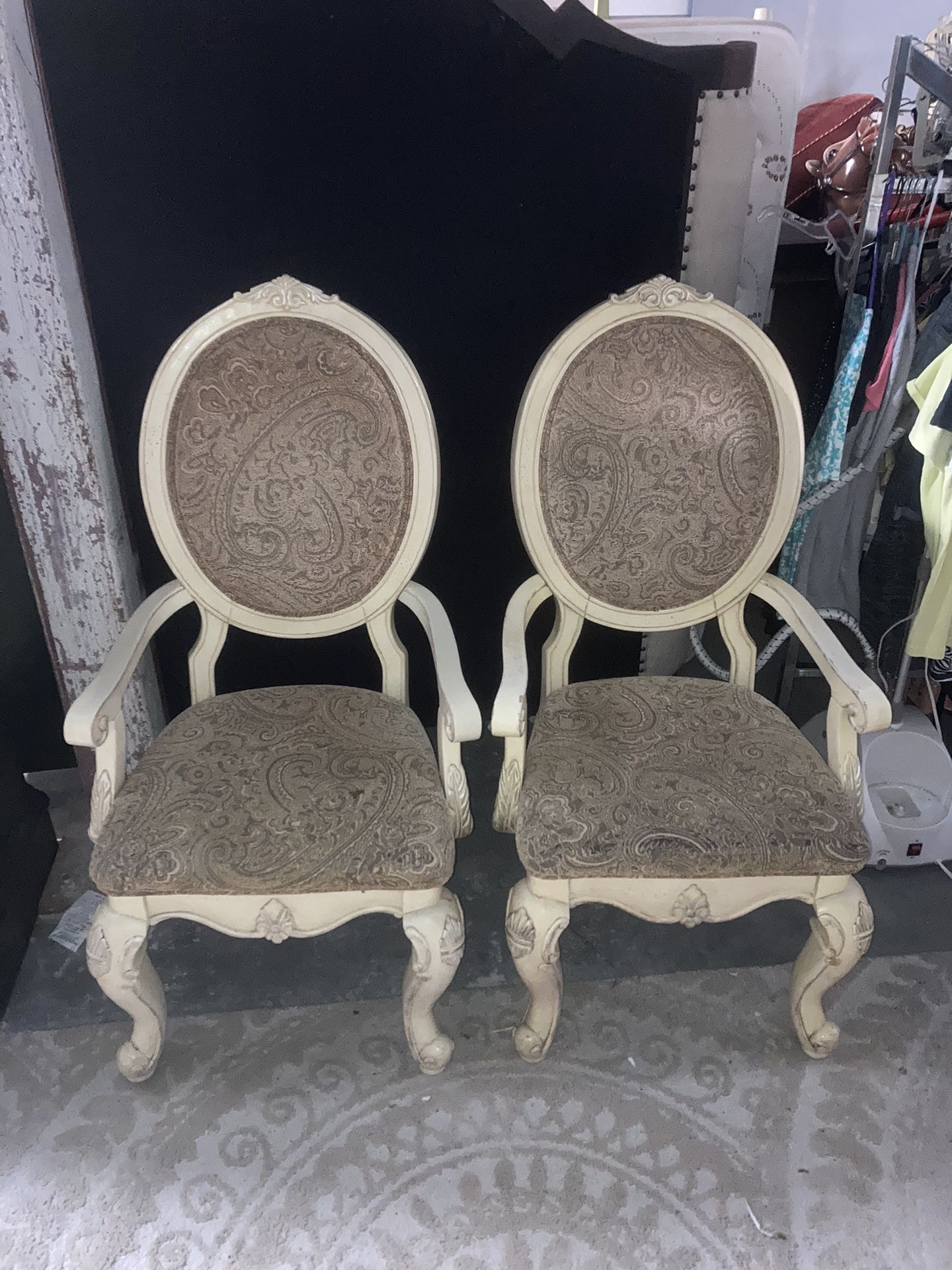Chair’s, Matching, Set Of 2, $95Total, Color Is Very Neutral, Ghent Area