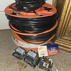 300' Coaxial Cable + Splitters