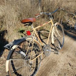 His And Her Vintage Bikes 