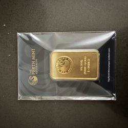 The Perth Mint 1Oz Gold Bar 