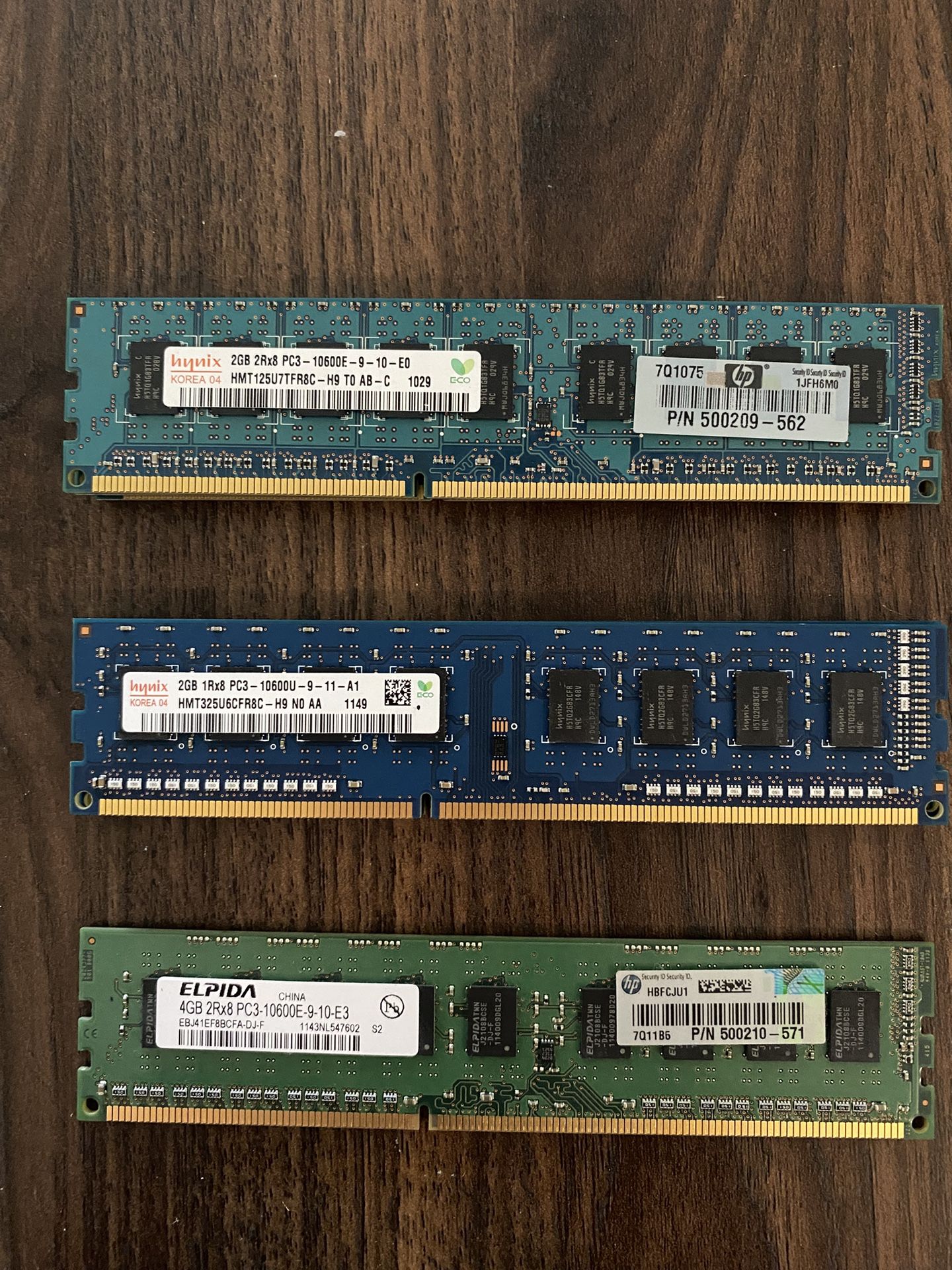 DDR3 RAM Lot