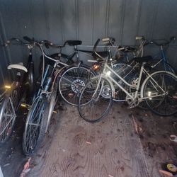 Bicycles, 7 Bikes. Multiple Sturmey-Archer Hubs. Schwinn, Ross, Jc Penny, Vista