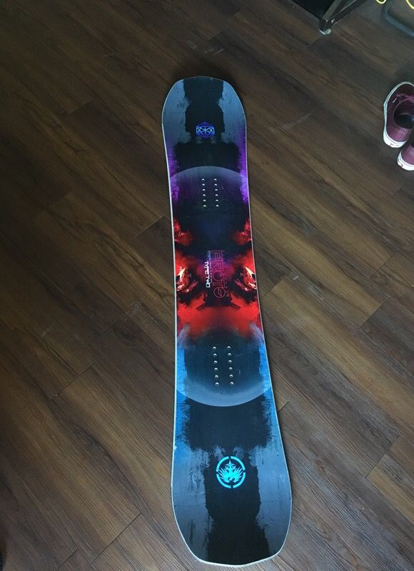 Proto type two snowboard w/ bindings