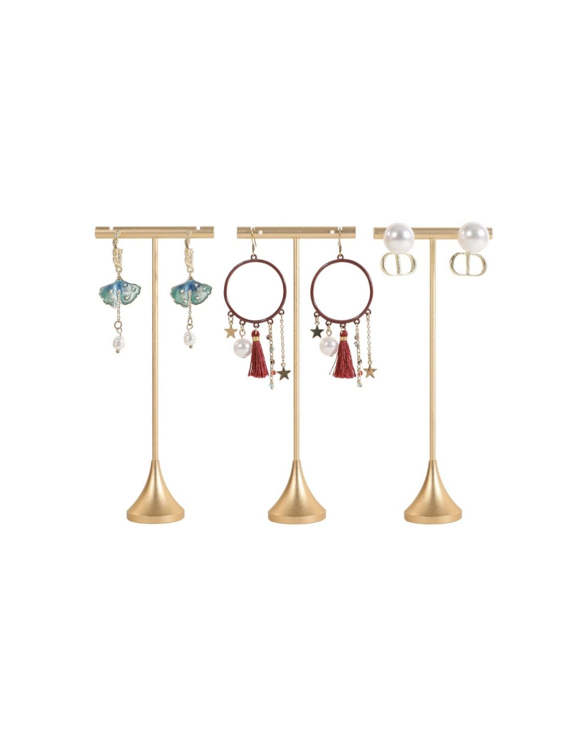 Gold Metal T Bar Stand