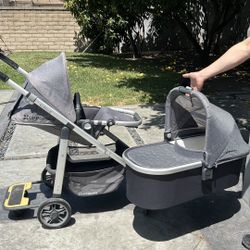 Uppababy Cruze with Piggyback & Bassinet 