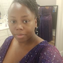 Plus size galaxy formal dress