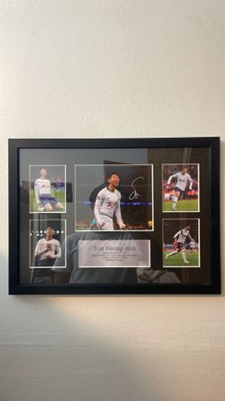 Son heung min art frame memorabilia