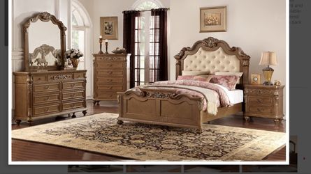 Queen complete bedroom sets $1500