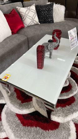 White coffee table