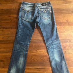 Miss Me - Low Rise/Boot Cut - Distresses/Detailed Stitching
