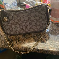 Barley Worn Coach Shoulder Bag Cute