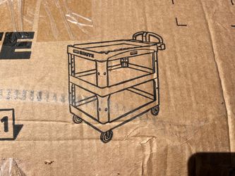 New BRUTE heavy-duty ergo handle utility cart asking $175 thanks