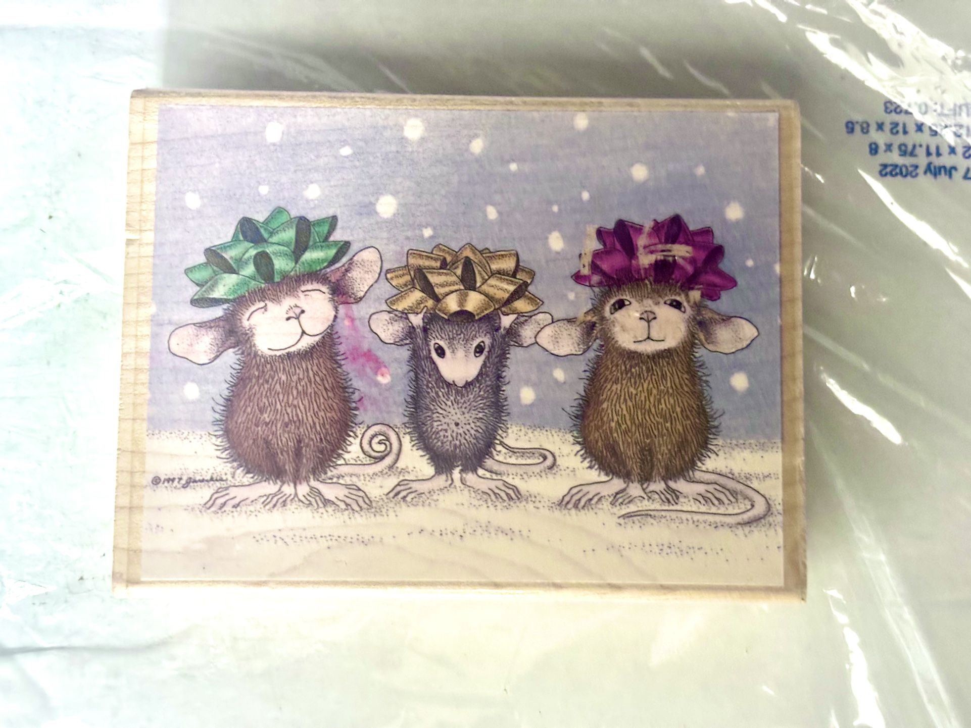 House Mouse Rubber Stamp