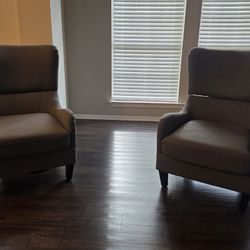 2 Sofa Chairs (Charcoal)