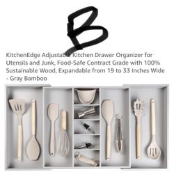 Gray Expandable Kitchen Organizers ($40 Each)