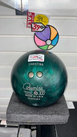 Columbia Engraved Bowling Ball