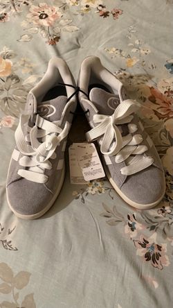 Grey adidas campus 10.5