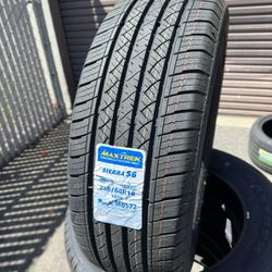 New Tire 235/60R18 Maxtrek Sierra 6 103H Set Of 4 Tires Free Mount Balance installed Finance Available