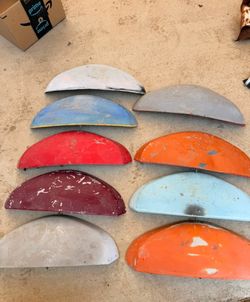 vw early 65-67 decklid light housings
