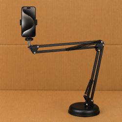Professional Steady Cellphone & Web Cam Holder Suspension Arm Desktop Weighted Stand 🚨 No Credit Needed 🚨