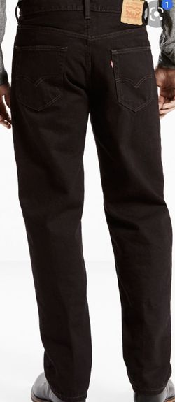 Levi’s RELAXED 550 new black jeans 32x34