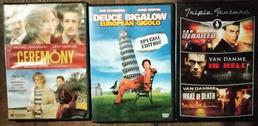 Three Used DVD's With Five Movies.