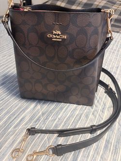 Coach Signature Bucket Crossbody Bag