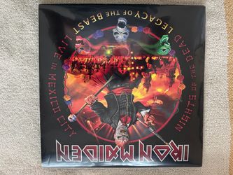 IRON MAIDEN NIGHTS OF THE DEAD LP VINYL