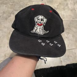 Vintage 90s Disney 101 Dalmatians SnapBack Cap Embroidered